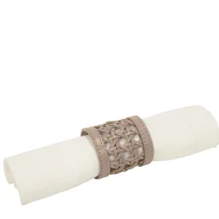 Set of 4 Nino Hand-braided Napkin Rings