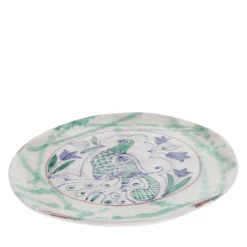 Set of 4 Pavone Ceramic Plates