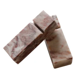 Set of 4 Pink Marble Cutlery Rest with Knife Invite