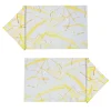 Set of 2 placemats and 2 yellow Roman breeze napkins