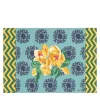 Set Of 4 Planet Blue Celadon Placemats