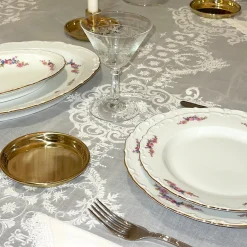 Set of 2 Polished Brass Coasters