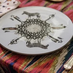 set of 2 Porcelain Constantinople 8 dinner Plate