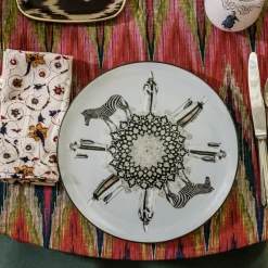 set of 2 Porcelain Constantinople 8 dinner Plate