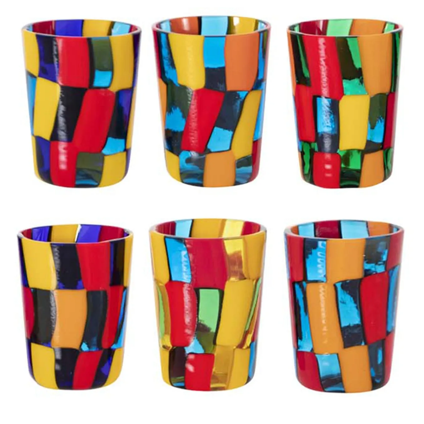 Set Of 6 Redentore Shot Glasses by Angelo Ballarin