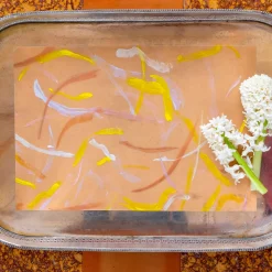 Set of 2 Roman breeze Pink Placemats