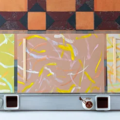 Set of 2 Roman breeze Pink Placemats