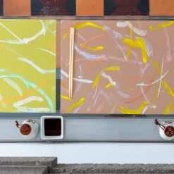 Set of 2 Roman breeze Pink Placemats