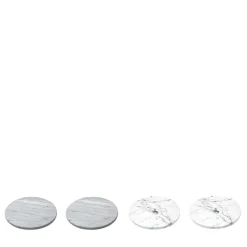 Set of 4 Round Marble Coasters