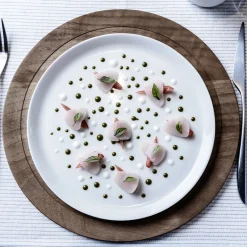 Set of 2 Round Walnut Trivets