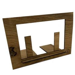 Set of 4 Sandro Gallo 136 Oak Wood Frames by Luciano Marson for POV