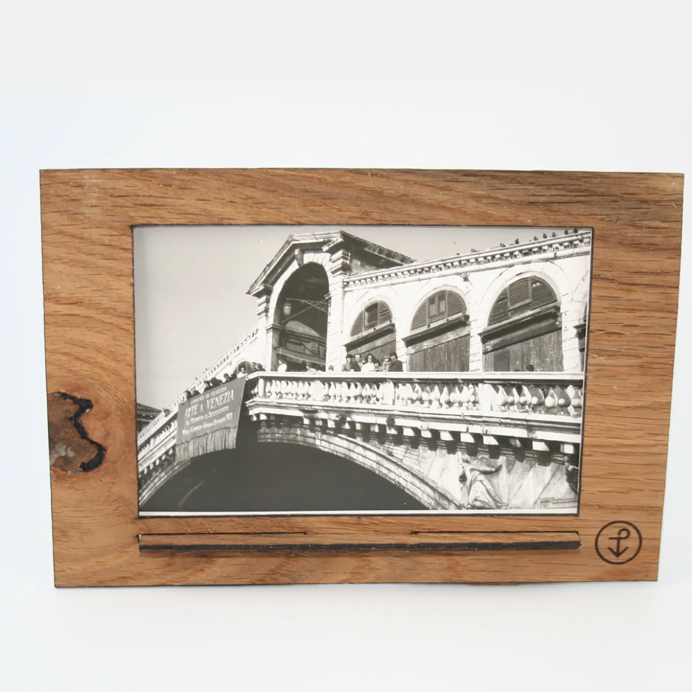 Set of 4 Sandro Gallo 136 Oak Wood Frames by Luciano Marson for POV