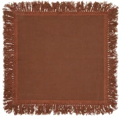 Set of 4 Sequoia Napkins with Long Fringes
