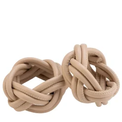 Set of 2 Sherazade Cappuccino Beige Napkin Holders