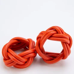 Set of 2 Sherazade Spritz Orange Napkin Holders