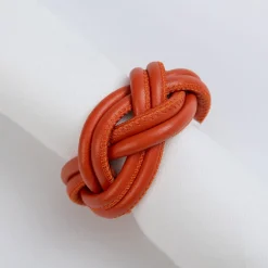 Set of 2 Sherazade Spritz Orange Napkin Holders