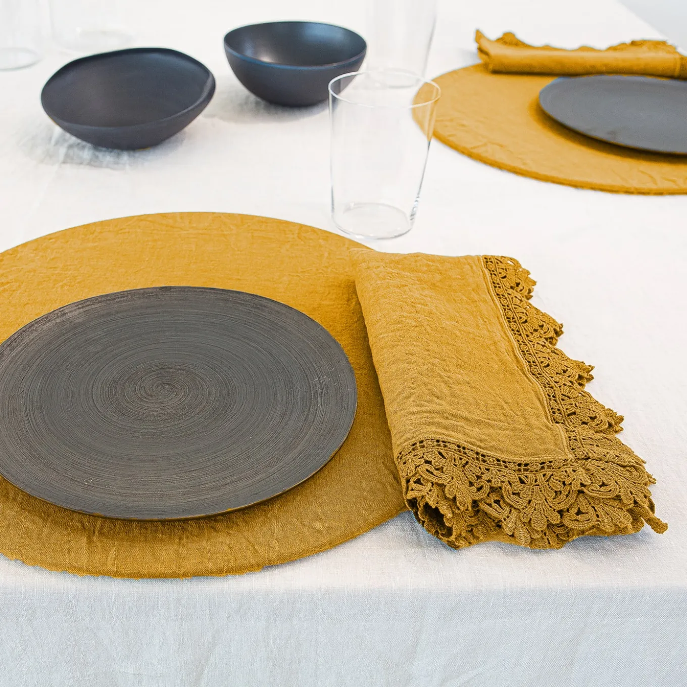 Set Of 4 Sicily Lace Napkins