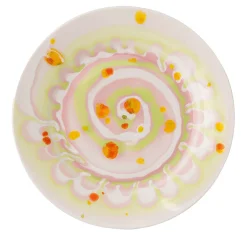 Set of 4 Spring Bread Rim Plates