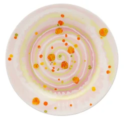 Set of 4 Spring Dessert Rim saucers