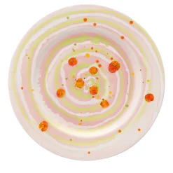 Set of 2 Spring Dinner Rim Plates