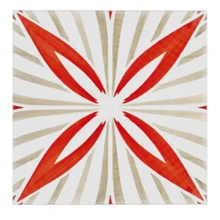 Set of 6 Stars Type 3 Positive C41 Tiles