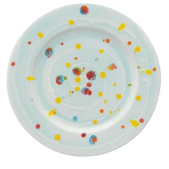 Set of 2 Summer Dinner Rim Plates