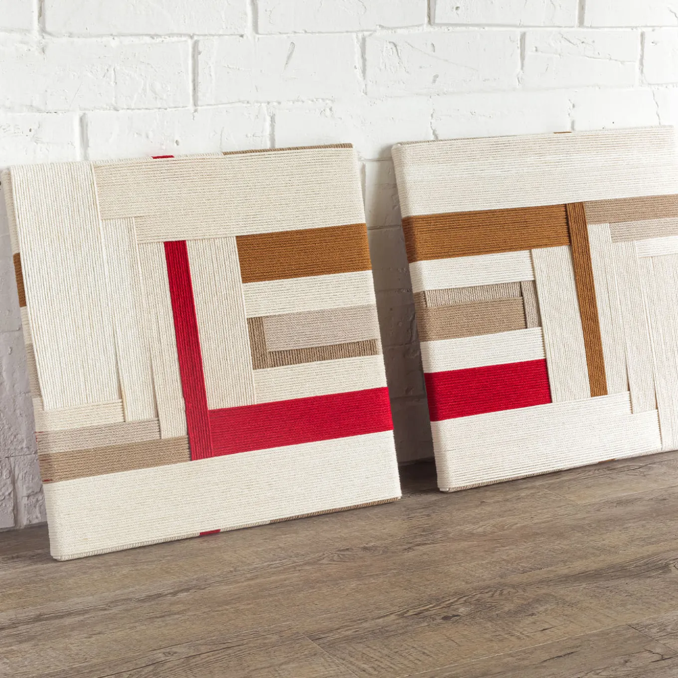 Set of 2 Tapestries Ephemera Multicolor #6