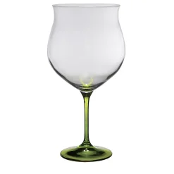 Set of 2 Taste Hand-Decorated Red Wine Glasses