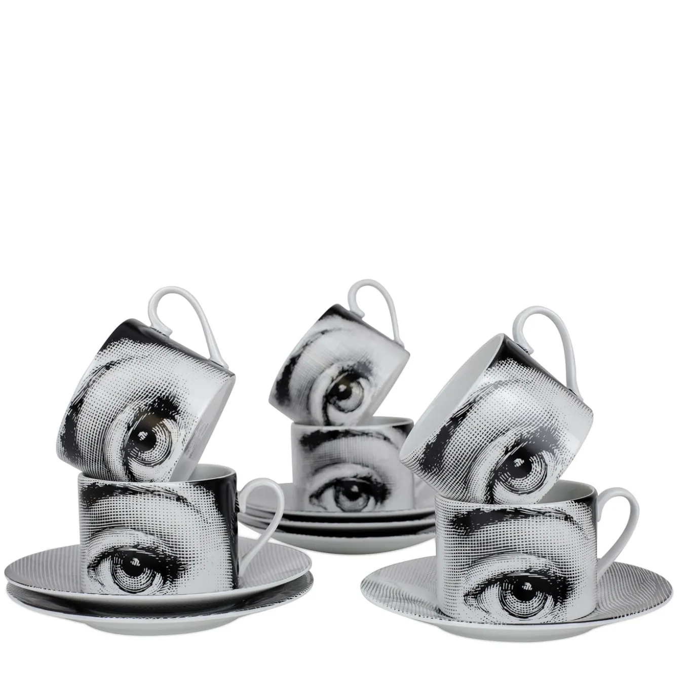 Set of 6 Tema e Variazioni n.1 Tea Cups