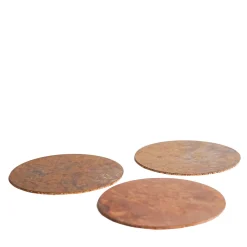Set of 4 Terra Brass Coasters