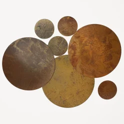 Set of 4 Terra Brass Coasters