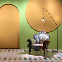 Set of 25 Tiles Dot 8 Puntini Collection Turquoise by Alessandro Mendini