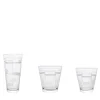 Set of 3 Ventagli Crystal Glasses