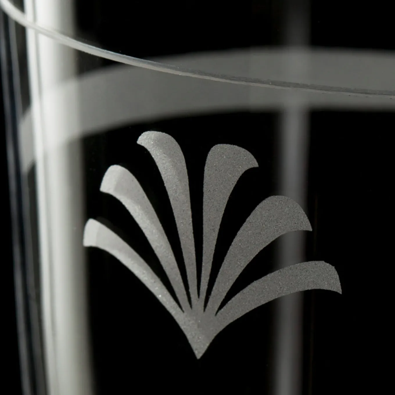 Set of 3 Ventagli Crystal Glasses