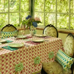 Set of 3 Veranda Celadon Dinner Plates