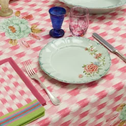 Set of 3 Veranda Celadon Dessert Plates