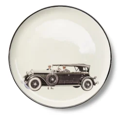 Set of 4 Vintage Cars Dinner Plates #2