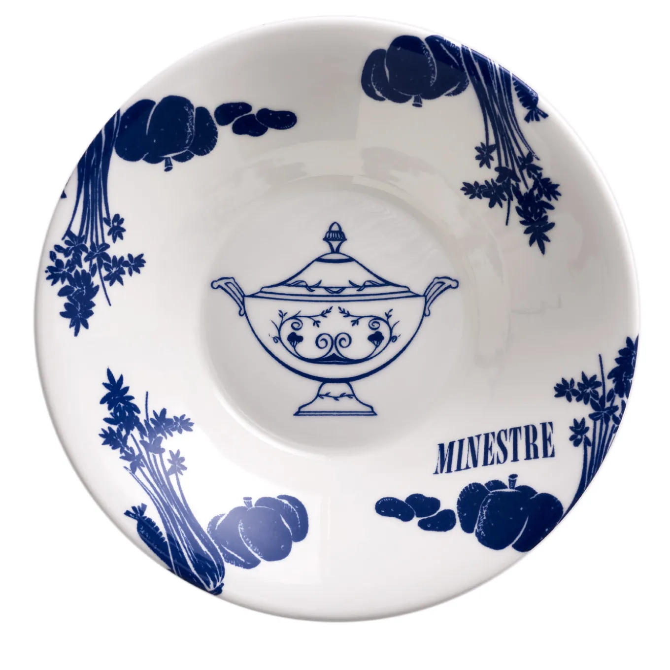 Set of 6 Vintage Minestre Soup Plates