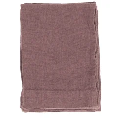 Set of 4 Vintage Pink Linen Hand Towels