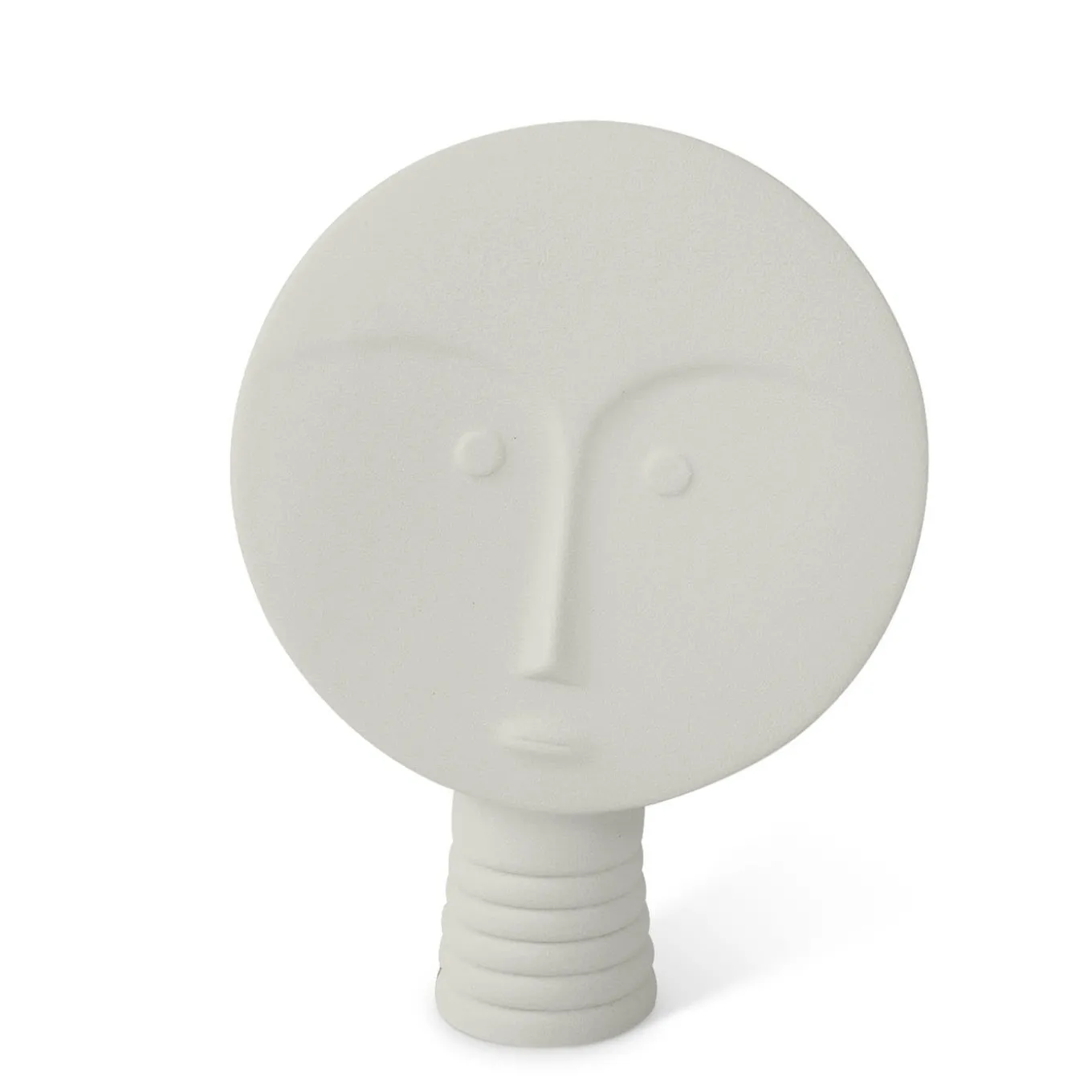 Set of 4 White and Gray Decorative Masks