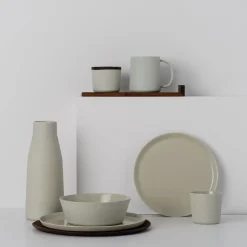 Set of 6 White Ceramic Soup Bowls