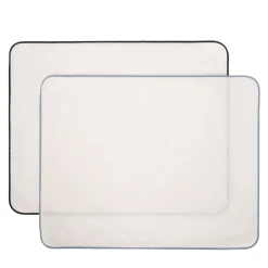 Set of 4 white Waxed Linen Placemats