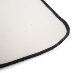 Set of 4 white Waxed Linen Placemats