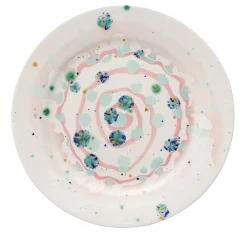 Set of 4 Winter Dessert Rim saucers