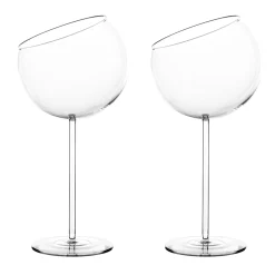 Set of 2 Xeno Slant Cut Cocktail Glasses