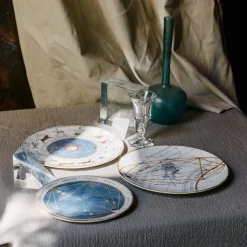 Set of 4 Zodiaco dessert plates