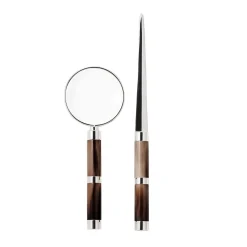 Set of Magnifying Glass & Letter Opener