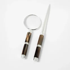 Set of Magnifying Glass & Letter Opener