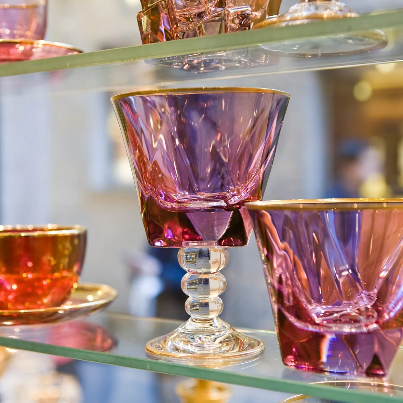 Set of Six Assorted Goblets