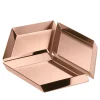 Set of Three Cube Trays in Copper By Elisa Giovannoni